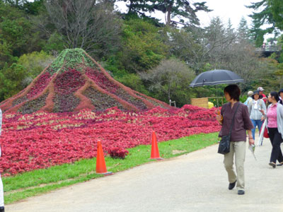 静岡県の作品「紅雲の雪景富士」。