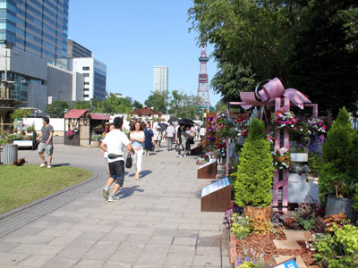 札幌大通公園で花あふれるフェスタ