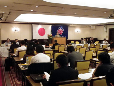 日本ばら切花協会の総会